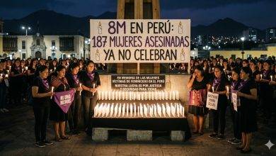 🕯️ 8M EN PERÚ: 187 MUJERES ASESINADAS YA NO CELEBRAN