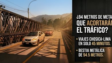 El puente Morón inició su marcha blanca y ya conecta Chaclacayo con Lurigancho-Chosica.