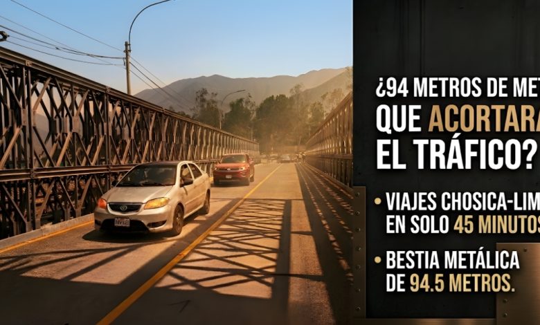 El puente Morón inició su marcha blanca y ya conecta Chaclacayo con Lurigancho-Chosica.