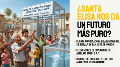 Planta embotelladora de agua mineral en Huinco