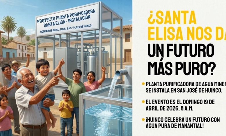 Planta embotelladora de agua mineral en Huinco