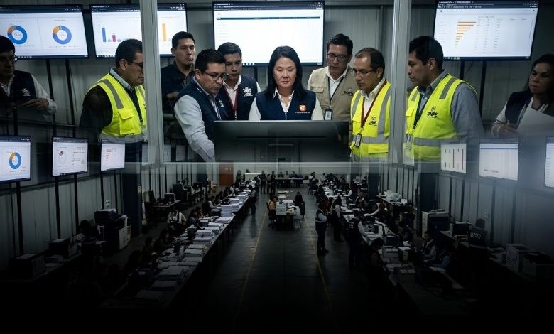 Keiko Fujimori lidera con 51,99% al 78,52% de actas