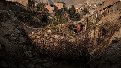 Geomallas en quebrada Quirio sin mantenimiento desde 2023