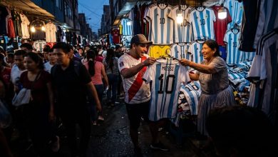Fiebre mundialista en Gamarra: camisetas de Messi son las más vendidas