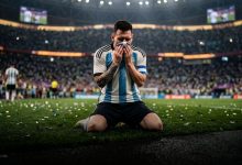 el adiós del astro argentino