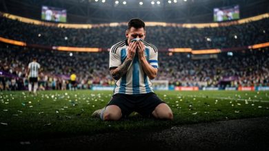 el adiós del astro argentino