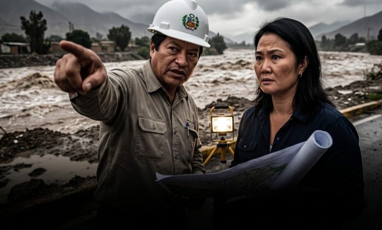 Oswaldo Vargas y Keiko: reunión por riesgo de El Niño en Chosica