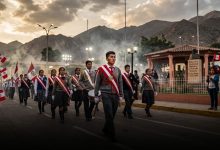 Santa Eulalia: desfile escolar por Fiestas Patrias