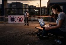 Comunicado de la UPeU sobre clases virtuales por sarampión en Lima Este. (Foto referencial con IA / Chicho Al Aire)