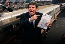 Tren de pasajeros similar a los trenes de Caltrain que se usarán en Lima-Chosica