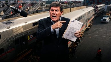 Tren de pasajeros similar a los trenes de Caltrain que se usarán en Lima-Chosica