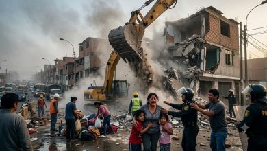 Desalojan 20 viviendas por ampliación de Carretera Central