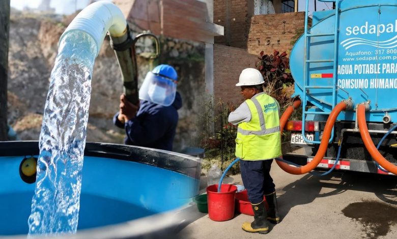 Sedapal cortará el agua este 31 de agosto hasta por 16 horas