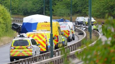 Choque frontal en Inglaterra deja 7 muertos, 2 policías
