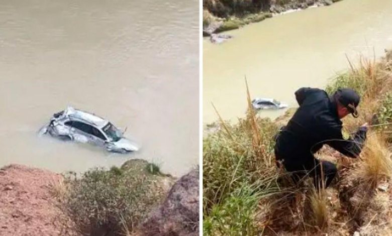 Pareja sobrevive a caída de su camioneta al río Mantaro en la Carretera Central