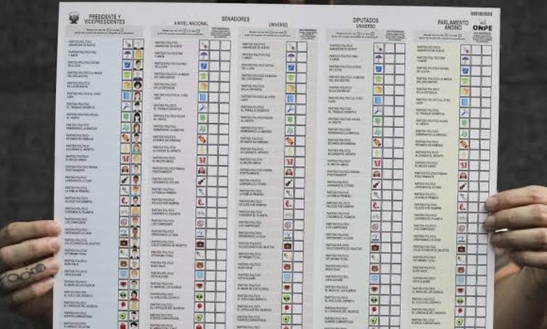 ONPE: cédula electoral será una 'sábana' gigante en octubre