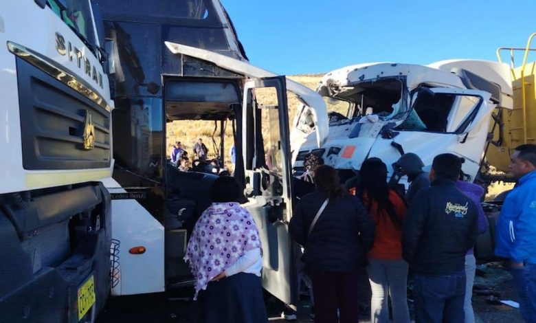 Accidente en carretera Puquio-Nasca deja un muerto y 21 heridos