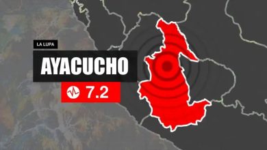 Sismo de magnitud 7.2 sacude Ayacucho: epicentro en Coracora