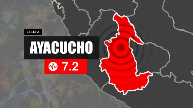 Sismo de magnitud 7.2 sacude Ayacucho: epicentro en Coracora