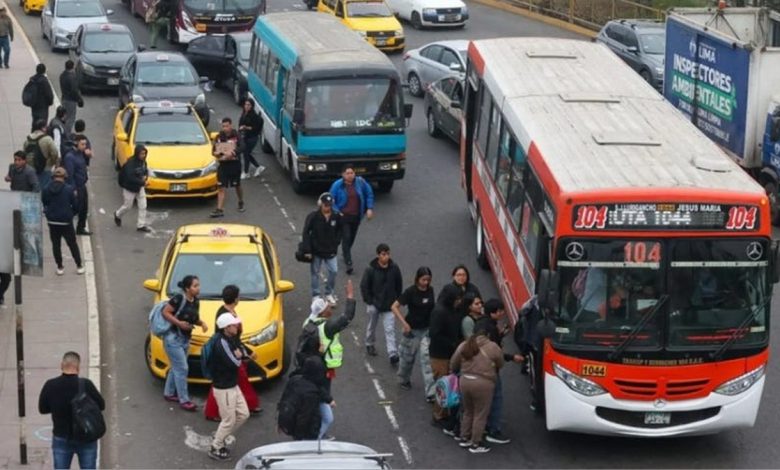 Paro total de transporte en Lima el 25 de agosto por inseguridad