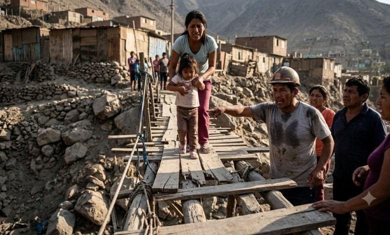 Puente provisional en Lurigancho-Chosica: denuncian riesgo para vecinos
