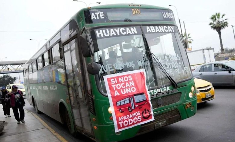 Transportistas piden Policía Municipal ante ola de extorsiones en Lima