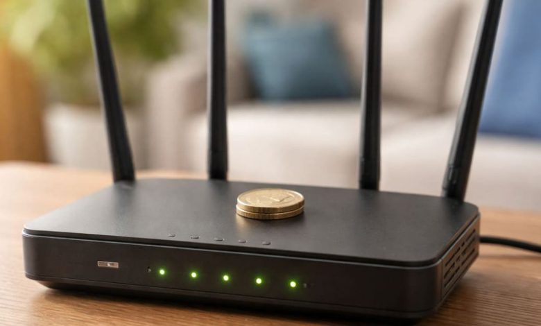 ¿Sirve colocar una moneda sobre el router? La verdad