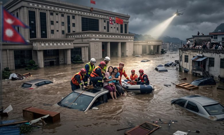 Inundaciones en Nepal y China dejan 95 muertos y cientos de desaparecidos