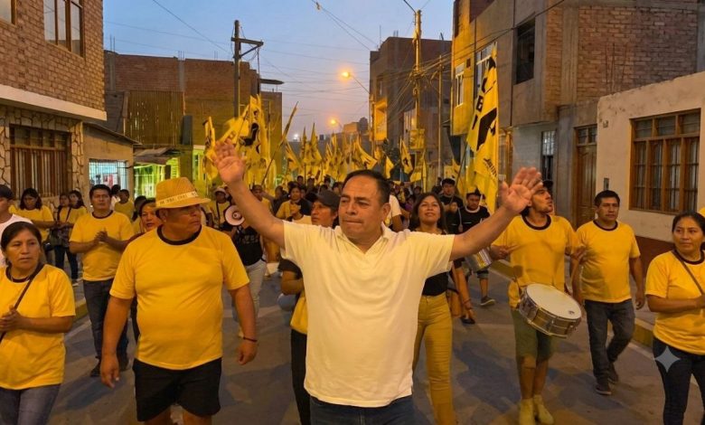 Olimpio López Tobi recorre Cajamarquilla y gana respaldo vecinal