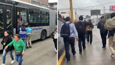 Metropolitano: bus malogrado genera caos en Parque del Trabajo