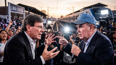 López Aliaga exige salida de ministro Rey por tren Lima-Chosica