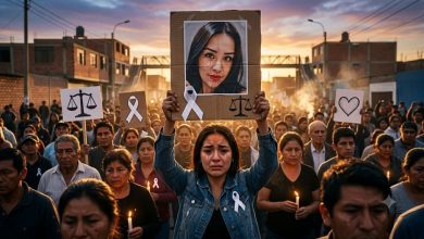 Marcha por justicia para Ysela Malca Medina en Pacanguilla