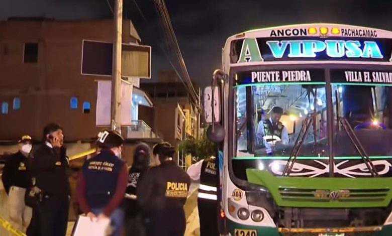 Sicario cobró S/ 200 por matar a chofer de Vipusa en VES