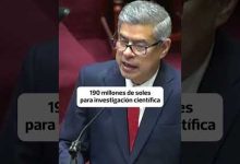 Luis Galarreta: 'Invertiremos 190 millones de soles en investigación científica'