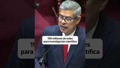 Luis Galarreta: 'Invertiremos 190 millones de soles en investigación científica'