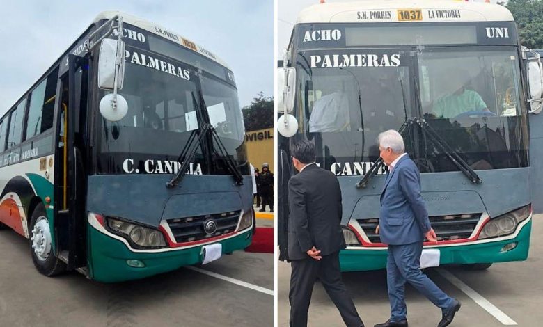 Lima presenta bus blindado contra extorsiones