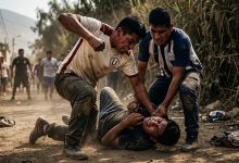 Grave ataque de barras en Chosica deja joven herido