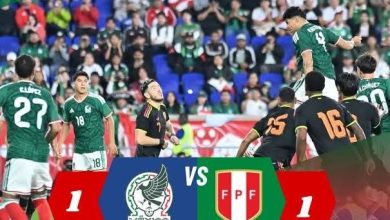 Perú y México empatan 1-1 en amistoso internacional