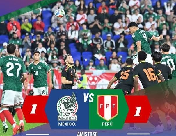 Perú y México empatan 1-1 en amistoso internacional