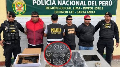 Desbaratan banda 'Los Bravos de la Zona' en Ate