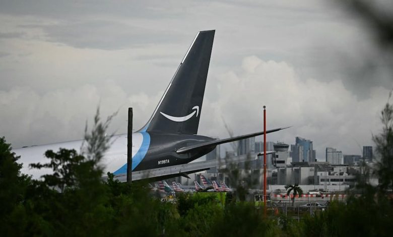 Avión de Amazon se accidenta en aeropuerto de Miami
