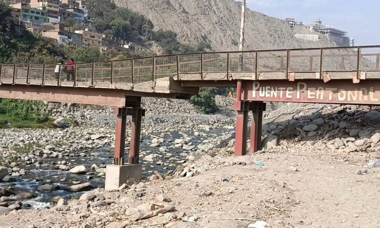 Alerta por deterioro del puente Javier Pérez de Cuéllar