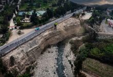 Riesgo de colapso en tramo de Carretera Central en Chosica