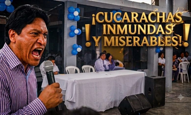 Víctor Castillo arremete contra la prensa en Chosica