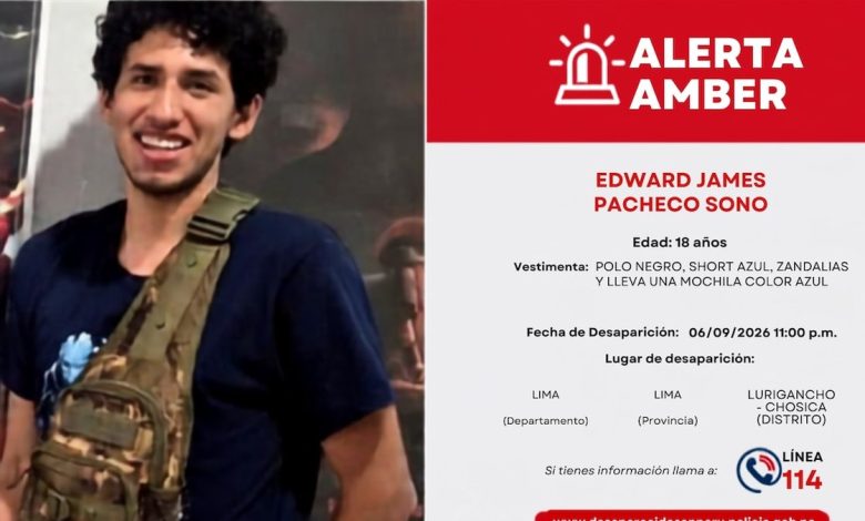 Joven de 18 años desaparece en Ñaña, Chosica