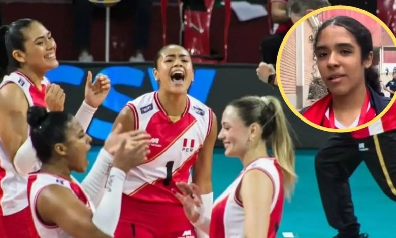 Domenica Márquez, promesa del vóley peruano de 13 años y 1.80 m