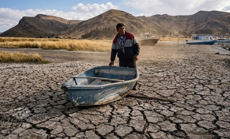 El Titicaca se evapora: perdió 53 cm de agua y caería a 70 cm en noviembre