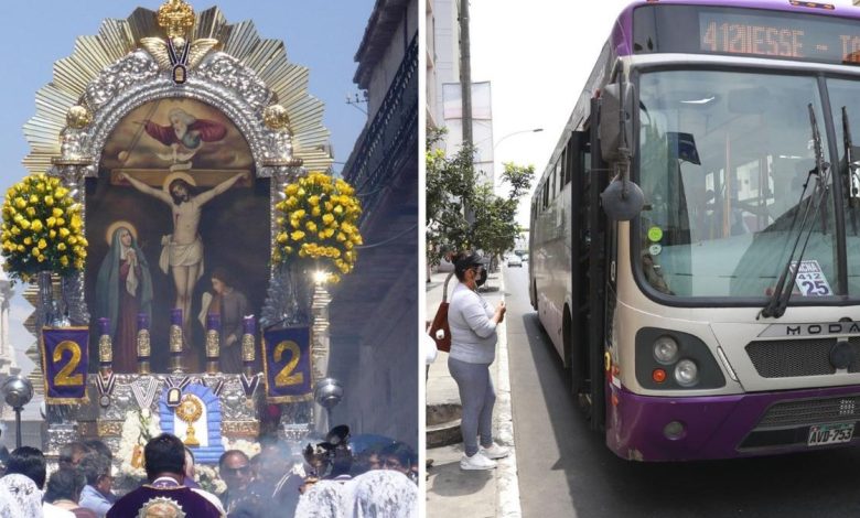 Señor de los Milagros: ATU anuncia desvíos este lunes 19 de octubre