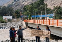 Chaclacayo: vecinos alertan falta de descolmatación del río Rímac y riesgo de colapso del puente Huampaní